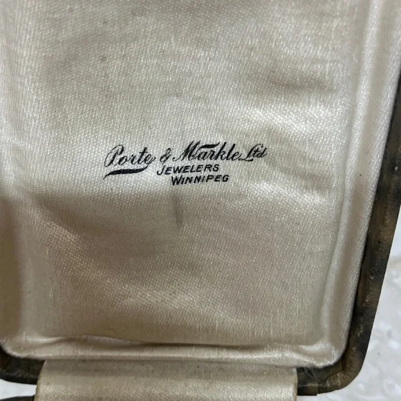 Porte & Markle Gold Pocket Watch with Chain - Picture 10 of 12